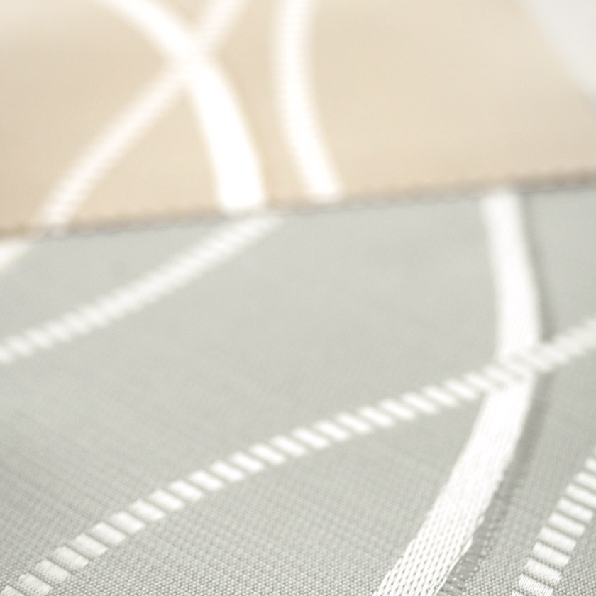 ウェーブ部分はジャガードで表現されています