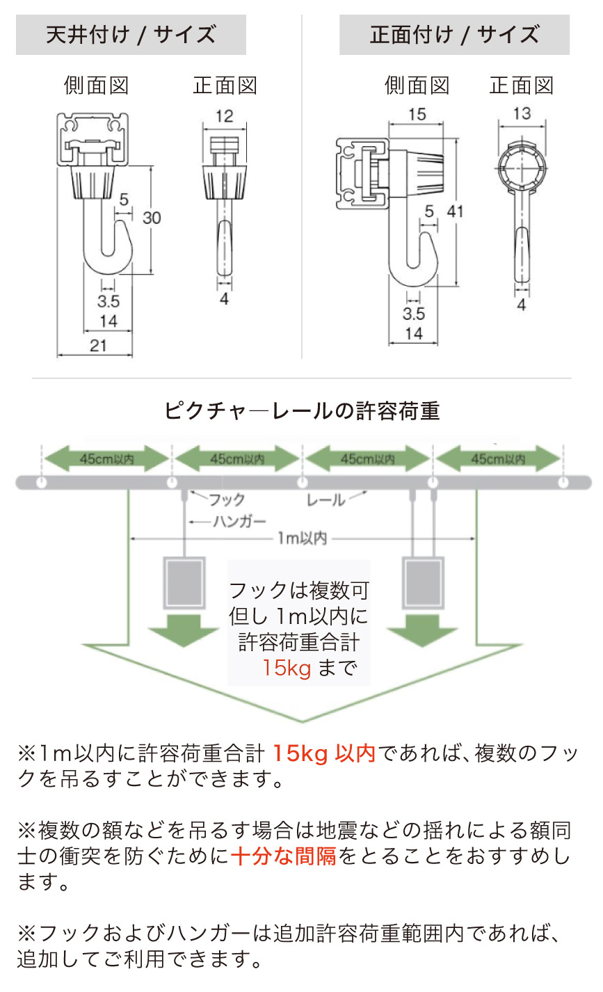1個から出荷可能なピクチャーレール追加用品 – カーテン・オーダー