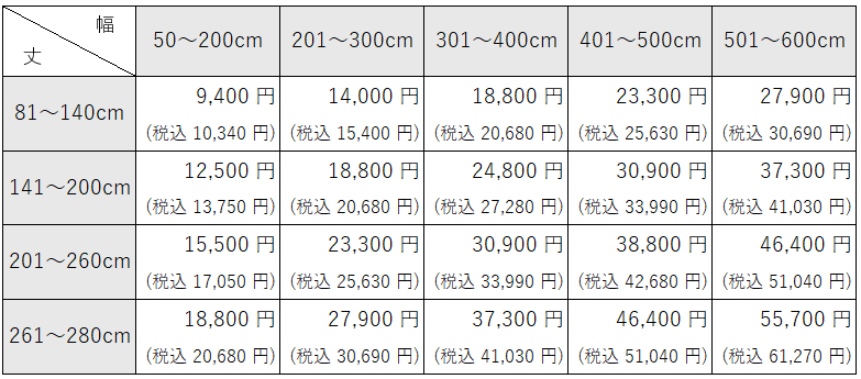水彩タッチ水玉レース価格表