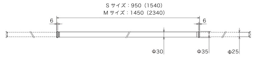 本体バーサイズ