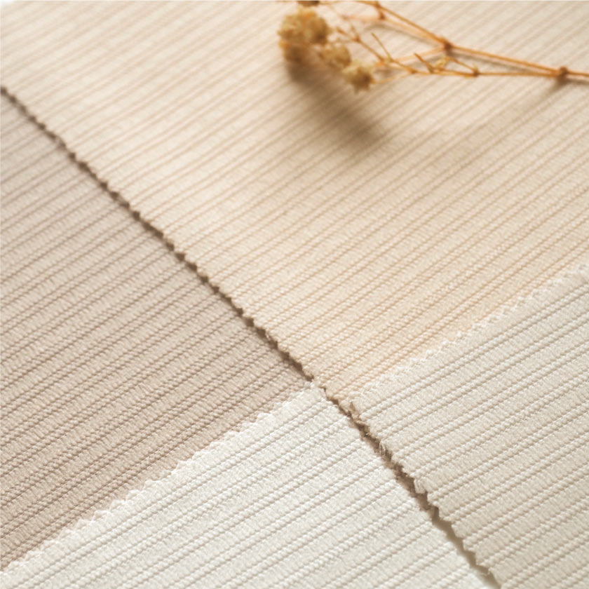 病院用間仕切りメッシュカーテン ベーシックのホワイト、グレージュ、ベージュ、カフェオレの色見本です。