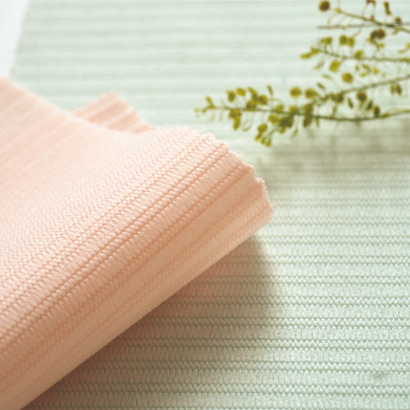 病院用間仕切りメッシュカーテン ベーシックの色見本です。優しいパステルカラーです。