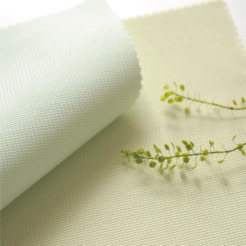 病院用間仕切りカーテン 消臭ベーシックカーテンの生地アップです。