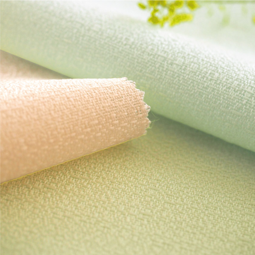 「【格安シリーズ】 パステル① やわらかカーテン」の生地アップです。