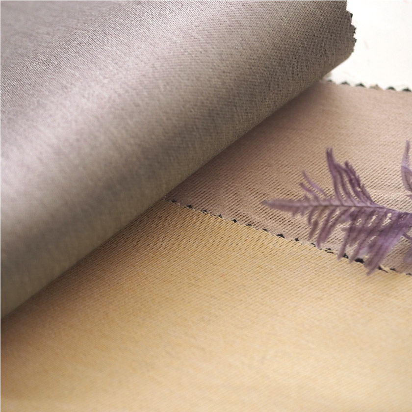 「遮光 スモーキーカラー充実カーテン」の生地アップです。