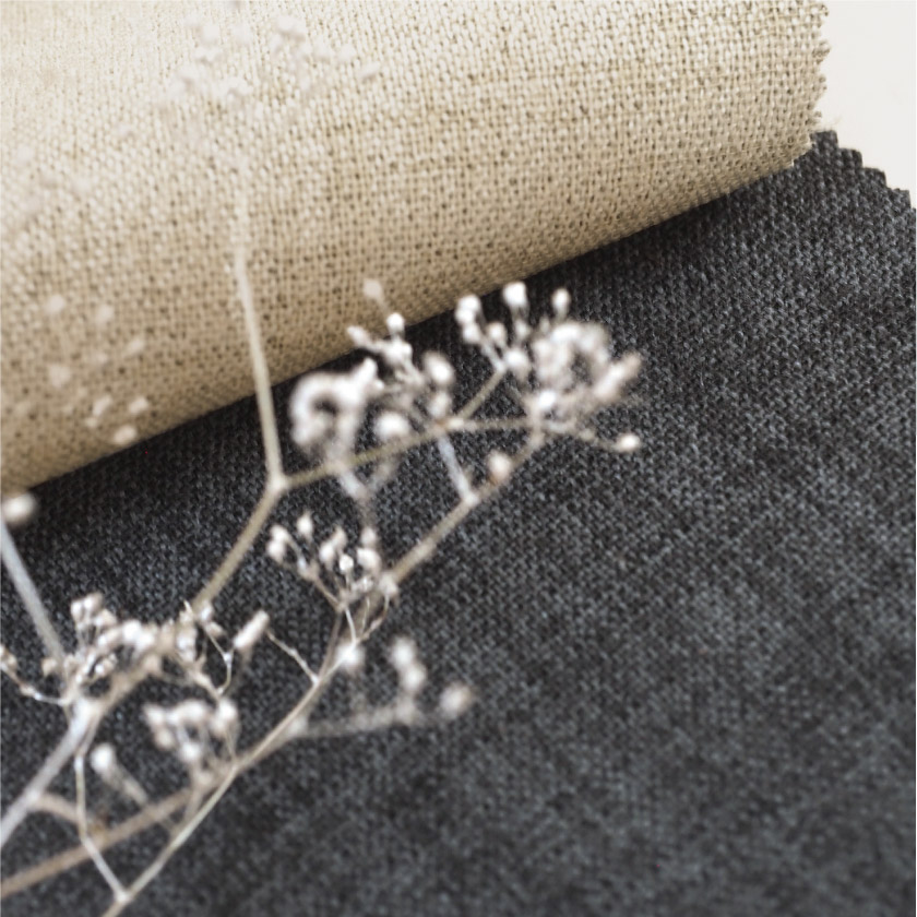 「遮光 モダンでスタイリッシュなカーテン」の生地アップです。