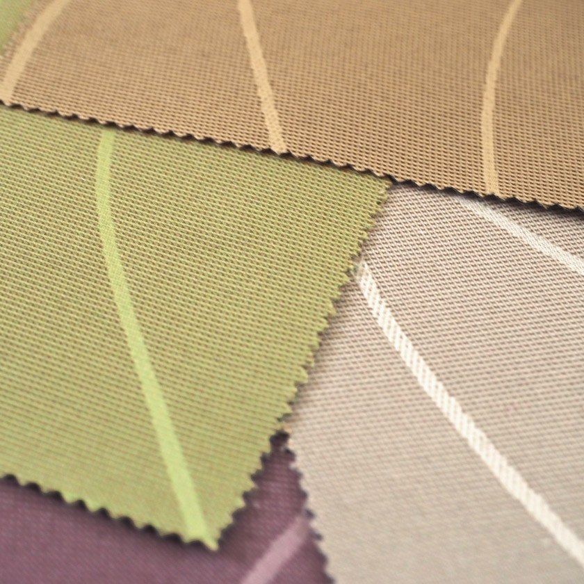 「遮光　モダン柄③　波柄・ウェーブ柄遮光カーテン」の生地アップです。