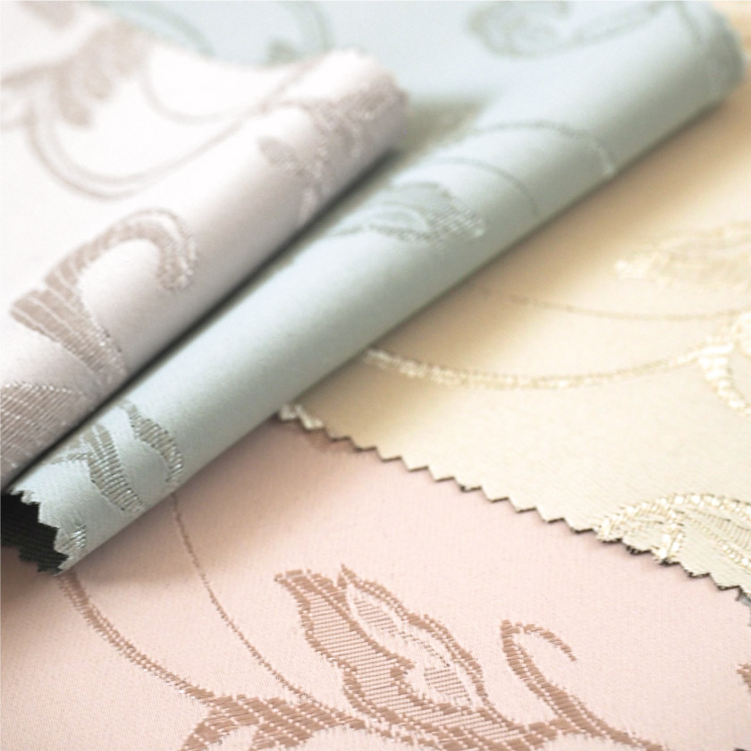 「遮光 パリジェンヌ遮光カーテン」の生地アップです。