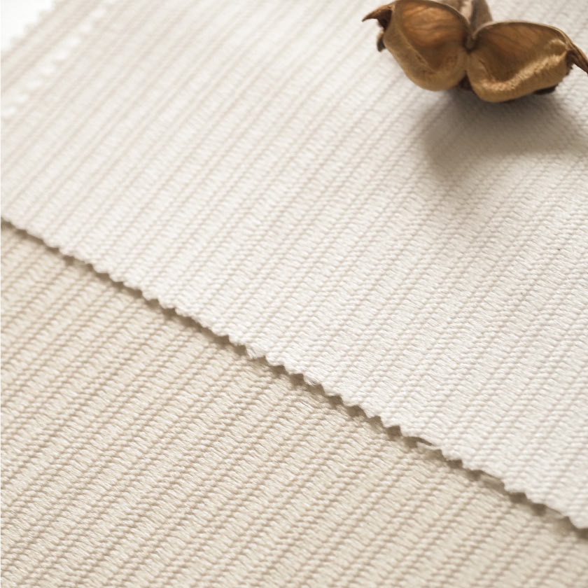 病院用間仕切りメッシュカーテン ベーシックの生地アップです。